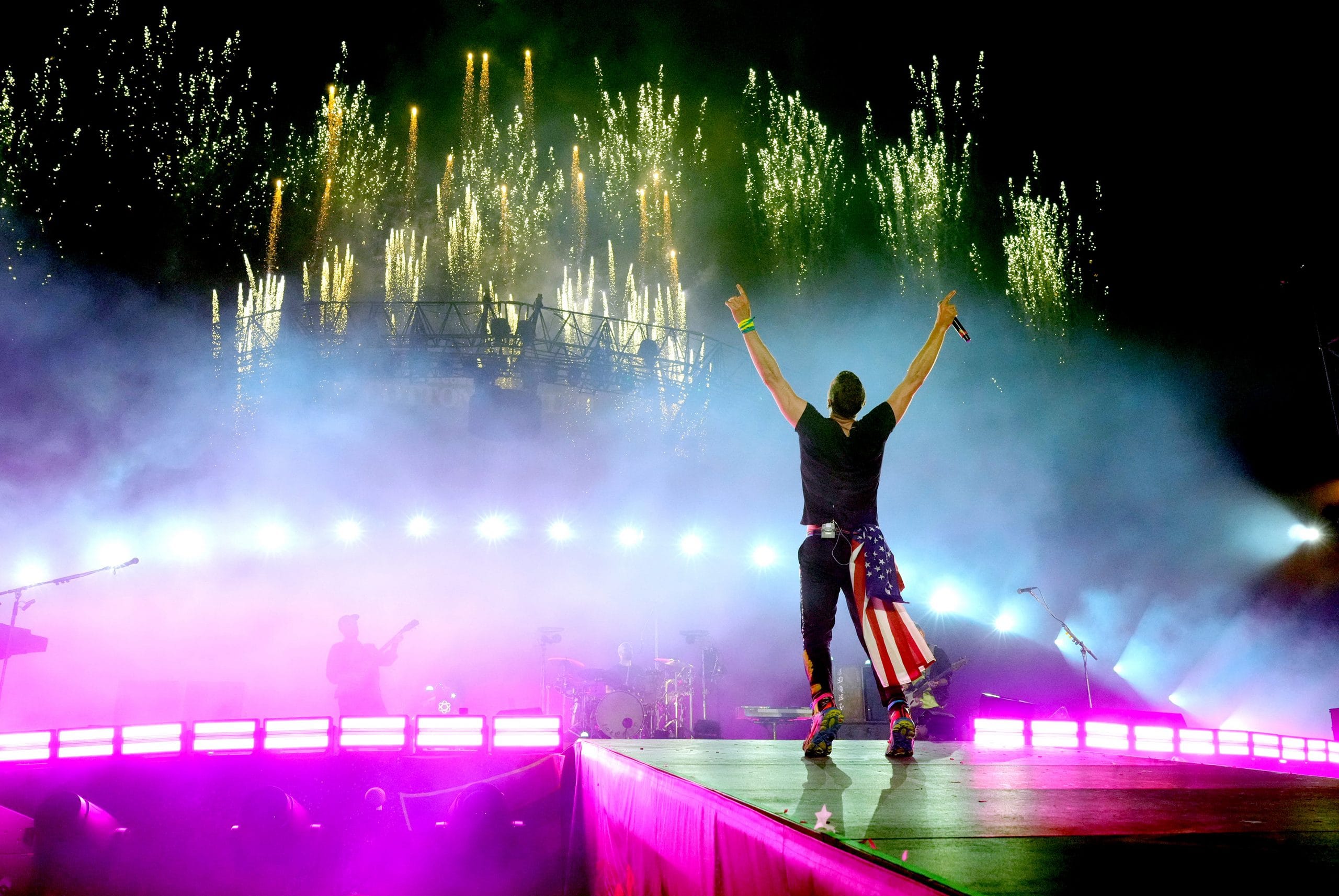 Coldplay live performance in the US in the current year