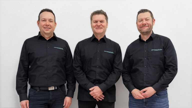From left to right: René In der Stroth (CFO), Luca Giaroli (CEO), Jan Ehrlich (COO) DirectOut_New_Board