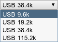 Serial bitrate